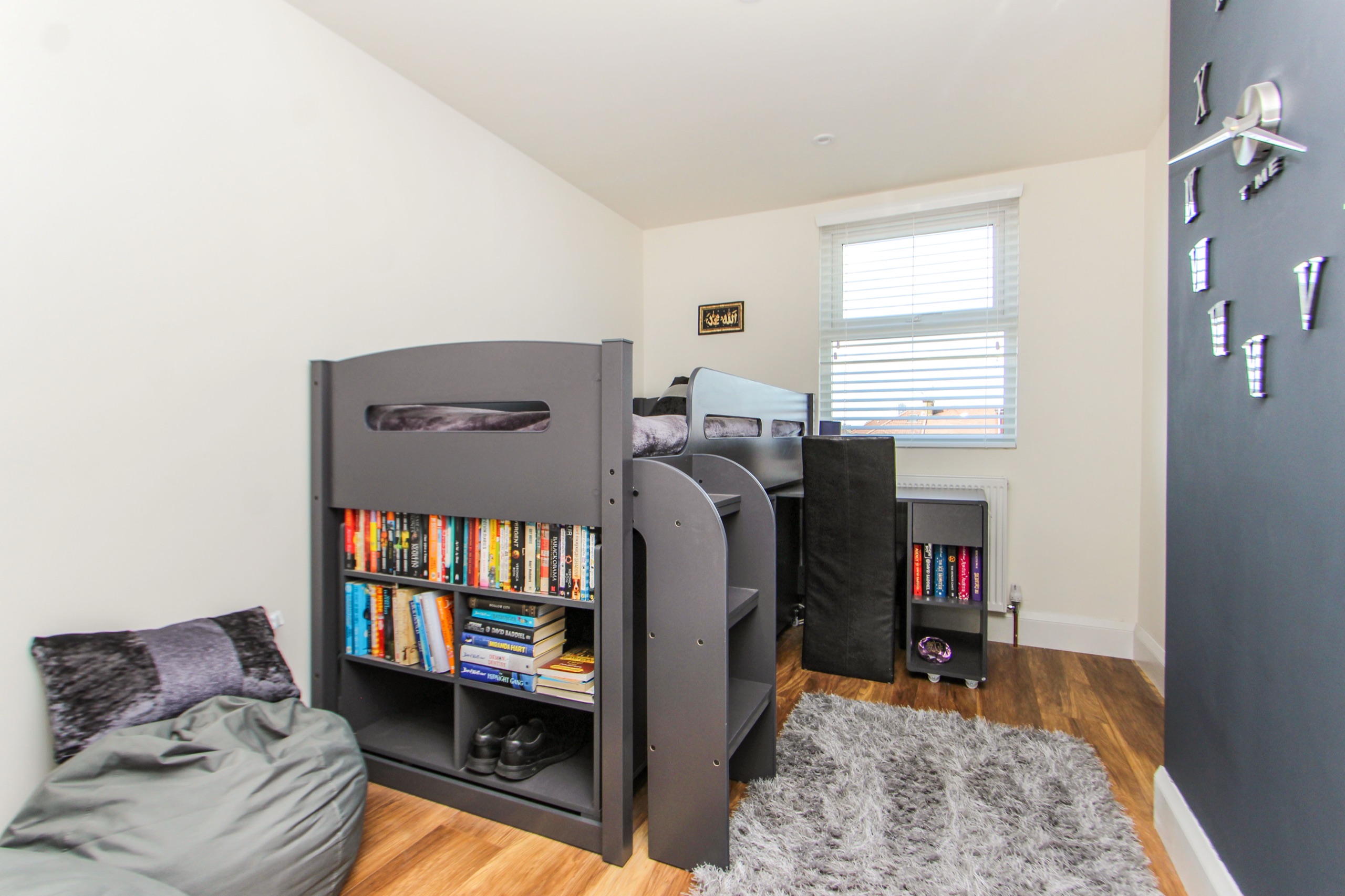 Bunk bed in loft