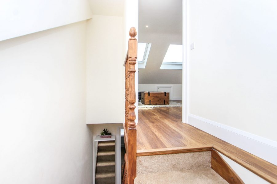 Beautiful natural light in landing area