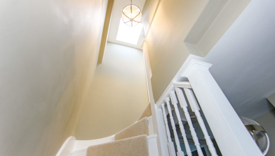 Stairs and lightwell going up to loft extension - 5 Loft Conversion Lighting Ideas for Your Space