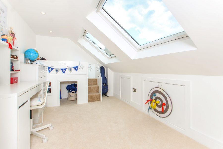 Double velux loft window