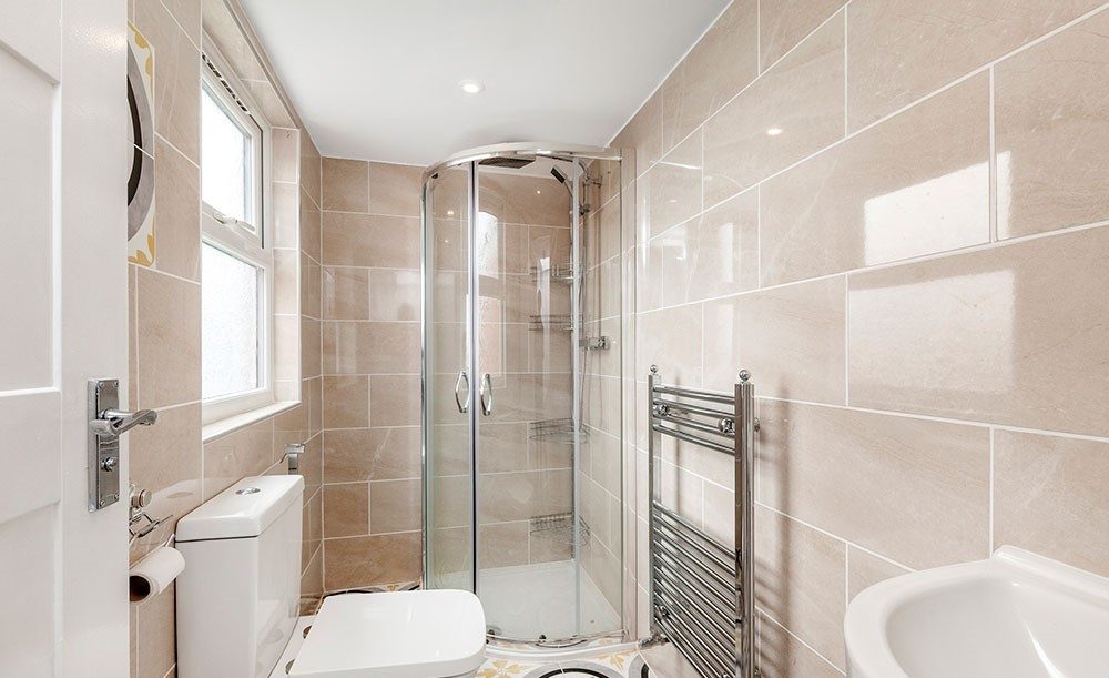 Loft Conversion In Croydon Bathroom Shower 1