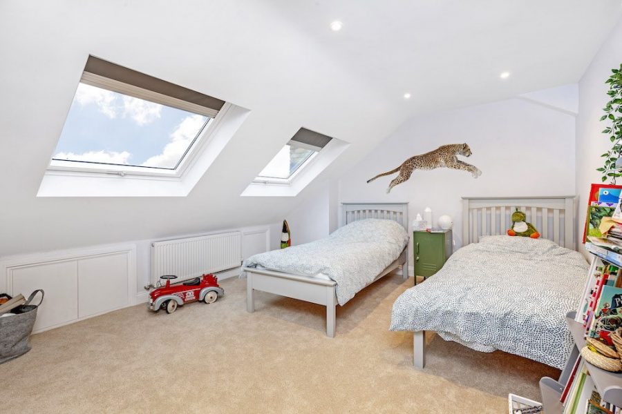 Hip to Gable Extension in Streatham bedroom