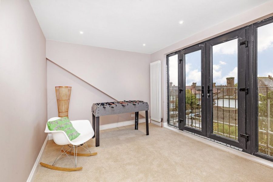 Hip to Gable Extension in Streatham french doors