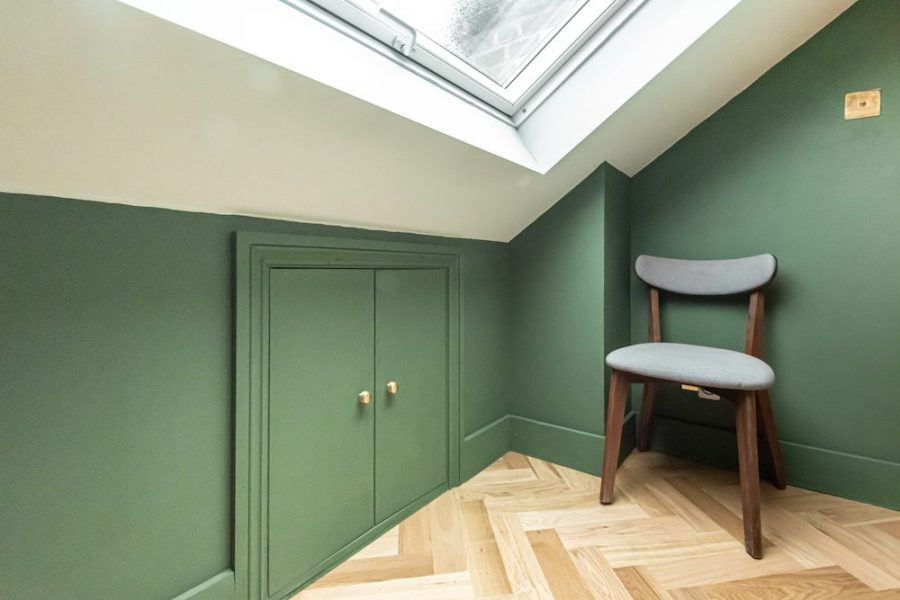 Hip to Gable L-shaped Loft Extension in Brixton storage