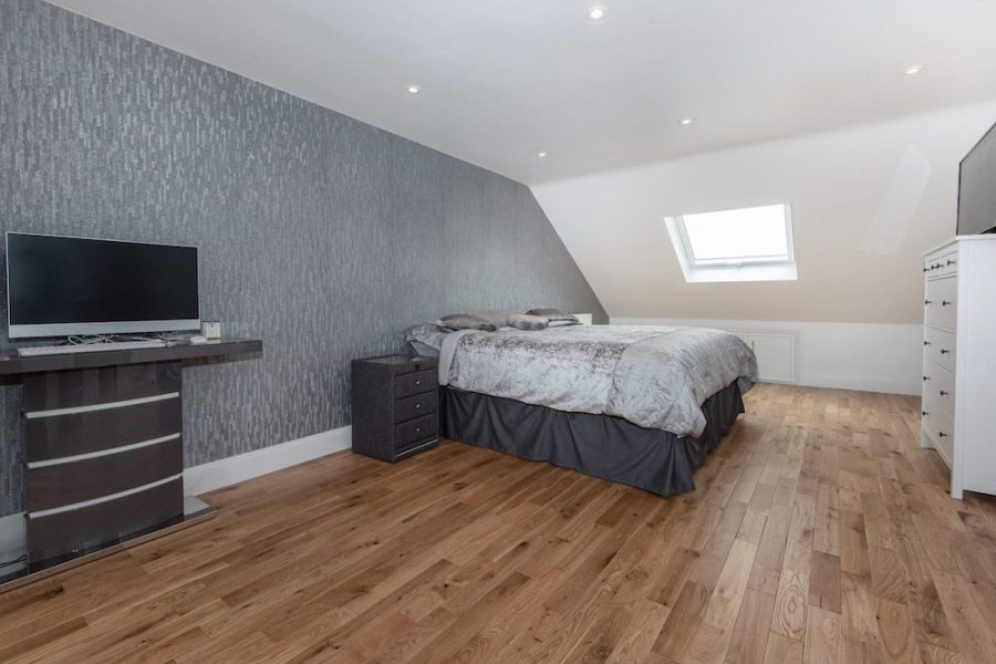 Hip to Gable Dormer loft extension in Thornton Heath bedroom