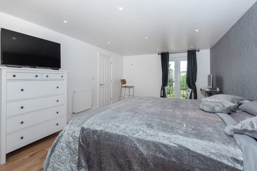 Hip to Gable Dormer loft extension in Thornton Heath juliet balcony - Hip to gable loft conversion