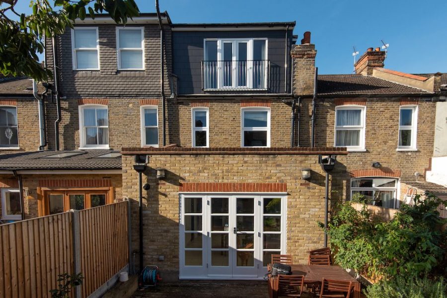 Dormer Loft Extension in Tooting back ext