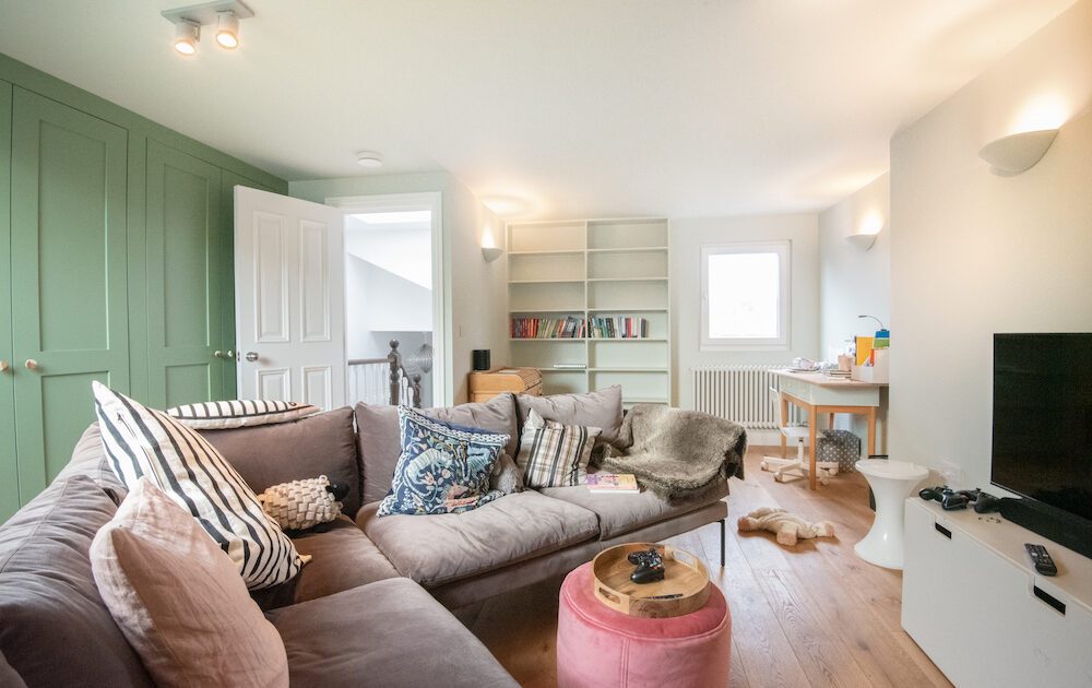 Single Dormer Loft Extension in Brixton Livingroom - Single Storey Extension: Our Guide