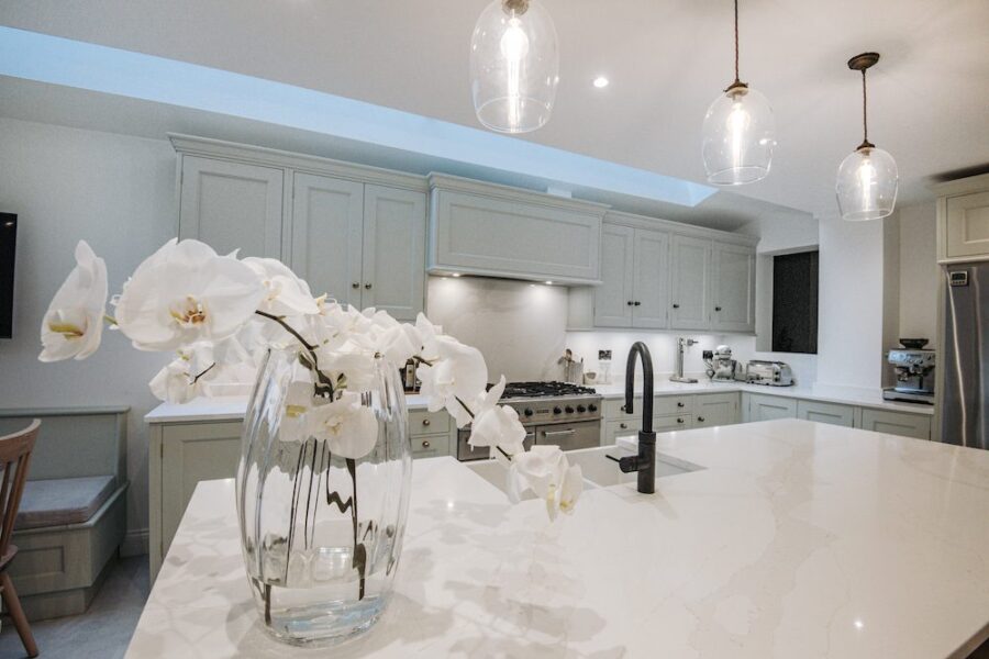 Extension in Clapham Kitchen Flowers