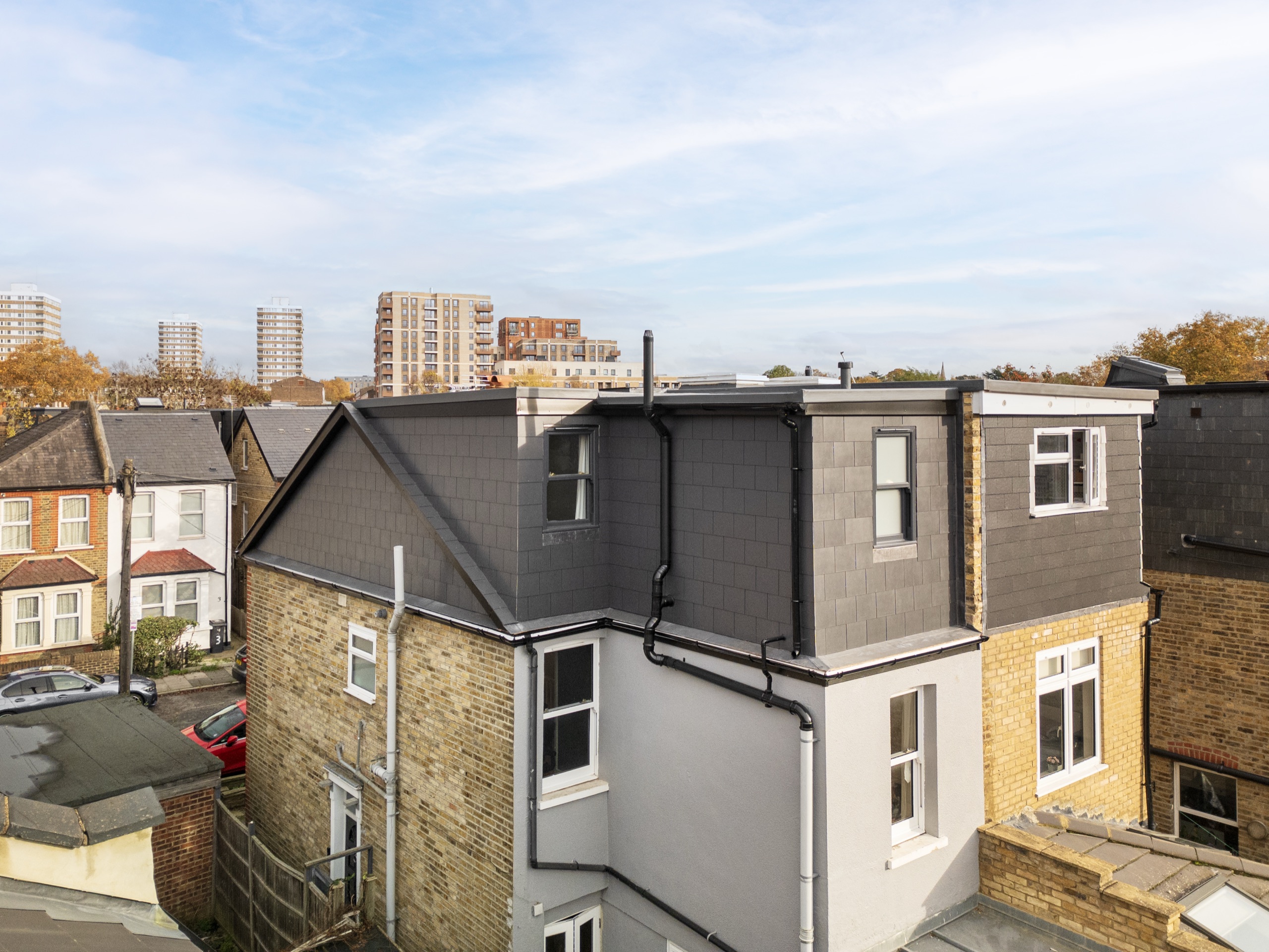 L-Shaped Dormer Loft Conversion In Kingston