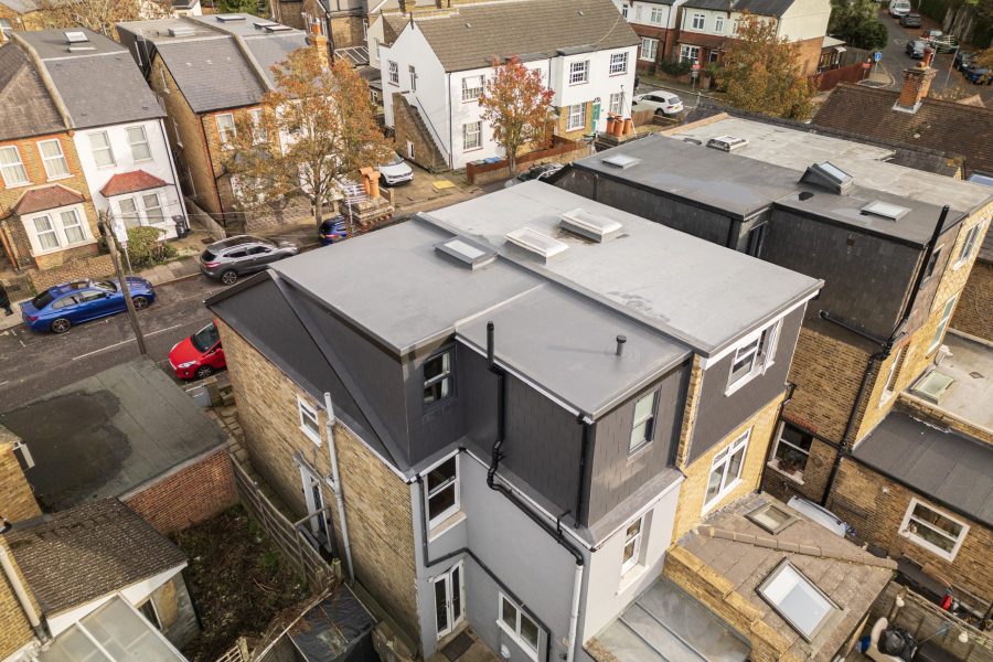 L-Shaped Dormer Loft Conversion In Kingston