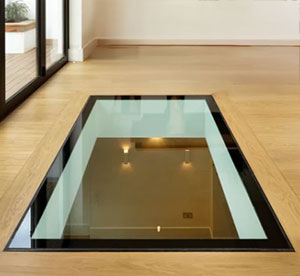 glass floor