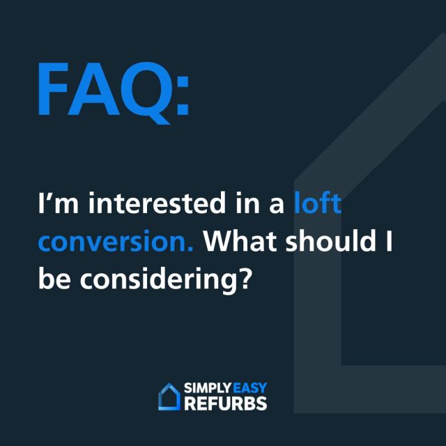 FAQ: "I'm interested in a loft conversion. What should I be considering?"

Among the many options in loft conversions, there are three main types – roof light, dormer, and hip-to-gable – with some being more suitable than others, depending on your property. Before getting started, you’ll need to consider four key factors:

1️⃣ Where you live
2️⃣ The type of roof
3️⃣ How you want to use your loft
4️⃣ Your budget

With those questions answered, we’ll be able to guide you through the process, giving you clear and precise information on how you can transform your loft space.

For your FREE evaluation, contact our team on 0203 648 9687 🏡

.
.
.

#simplyeasyrefurbs #londonlofts #loftconversion #loftconversions #loftconversionlondon #loftconversionsuk #ensuitedesign #bathroominspo #homeimprovementprojects #homerenovationuk